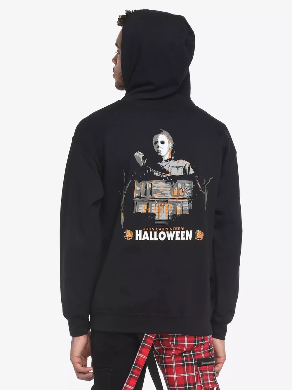 Halloween Myers House zip up Hoodie Adult 2X